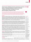 Research paper thumbnail of Articles Determinants of dihydroartemisinin-piperaquine treatment failure in Plasmodium falciparum malaria in Cambodia, Thailand, and Vietnam: a prospective clinical, pharmacological, and genetic study