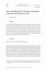 Research paper thumbnail of “Das es dasselb puch sey”:  The Book as Protagonist in the Ceremony of the Jewry-Oath