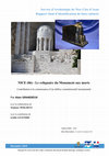 Research paper thumbnail of Grandieux (Alain) - Rapport final d'identification de bien culturel (Service d'Archéologie de Nice Côte d'Azur) : Le reliquaire du Monument aux morts de Nice (06)