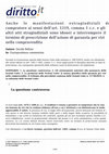 Research paper thumbnail of Gli atti che interrompono la prescrizione dell'azione di garanzia secondo le Sezioni Unite 18672/2019