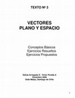 Research paper thumbnail of VECTORES PLANO Y ESPACIO