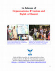 Research paper thumbnail of Defense of Organisational Freedom and Right to Dissent