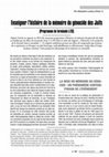 Research paper thumbnail of Enseigner l'histoire de la mémoire du génocide des Juifs