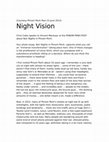 Research paper thumbnail of "Night Vision" - Phnom Penh Post's Vincent MacIsaac interviews Bangkok Noir Artist Chris Coles about his photo essay book, "Noir Nights in Phnom Penh"