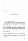 Research paper thumbnail of Hukuk Tarihçileri I. Ulusal Sempozyumu (2 Mayıs 2009)