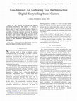 Research paper thumbnail of Edu-Interact: An authoring tool for interactive digital storytelling based games