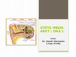 Research paper thumbnail of OTITIS MEDIA AKUT ( OMA )