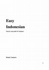 Research paper thumbnail of Easy Indonesian Step-by-step guide for beginner