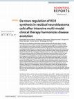 Research paper thumbnail of De novo regulation of RD3 synthesis in residual neuroblastoma cells after intensive multi-modal clinical therapy harmonizes disease evolution