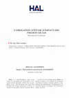 Research paper thumbnail of L'obligation d'étude d'impact des projets de loi