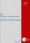 Research paper thumbnail of PA Persona e Amministrazione No IV (1/2019) - full issue