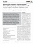 Research paper thumbnail of Nanostructured Biointerfaces Based on Bioceramic Calcium Carbonate/Hydrogel Coatings on Titanium with an Active Enzyme for Stimulating Osteoblasts Growth