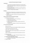 Research paper thumbnail of Australian Professional Standard for Principals