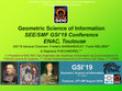 Research paper thumbnail of SEE GSI19 "Geometric Science of Information" Opening session