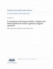 Research paper thumbnail of La inexistencia del negocio jurídico. ¿Duplicación inútil, hipótesis de escuela o genuina categoría operativa?