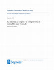 Research paper thumbnail of La cláusula ad corpus y la compraventa de inmuebles para vivienda