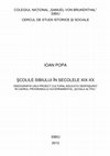 Research paper thumbnail of ŞCOLILE SIBIULUI ÎN SECOLELE XIX-XX RADIOGRAFIA UNUI PROIECT CULTURAL-EDUCATIV DESFĂŞURAT ÎN CADRUL PROGRAMULUI GUVERNAMENTAL "ŞCOALA ALTFEL"