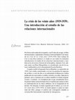 Research paper thumbnail of Crisis de los 20 años