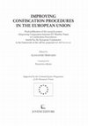 Research paper thumbnail of IMPROVING CONFISCATION PROCEDURES IN THE EUROPEAN UNION