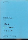 Research paper thumbnail of Sinno, Abdel-Raouf,  Zimmer Winkel, Rainer (Hg.) Der Libanon heute.