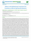 Research paper thumbnail of Influence of the Biofield Energy Treated Novel Test Formulation on Different Organ Specific Biomarkers