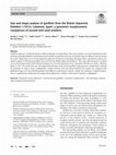 Research paper thumbnail of Size and shape analysis of gunflints from the British shipwreck Deltebre I (1813), Catalonia, Spain: a geometric morphometric comparison of used and without use artefacts