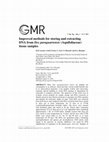 Research paper thumbnail of Improved methods for storing and extracting DNA from Ilex paraguariensis (Aquifoliaceae) tissue samples