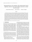 Research paper thumbnail of Integrating theories of law obedience: How utility-theoretic factors, legitimacy, and lack of self-control influence decisions to commit low-level crimes