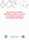 Research paper thumbnail of Determinación y explicación del impacto comunitario e individual de los Telecentros instalados en escuelas públicas del Paraguay