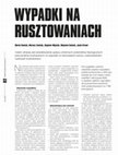 Research paper thumbnail of Wypadki na rusztowaniach