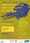 Research paper thumbnail of Conference: PERSPECTIVES ON THE PHILOSOPHY OF CULTURE (Husserl and Cassirer)