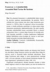 Research paper thumbnail of Feminizm ve Çokkültürlülük Arasındaki İlişki Üzerine Bir İnceleme