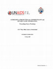 Research paper thumbnail of Guidelines on Protecting the Confidentiality and Security of HIV Information: Proceedings from a Workshop