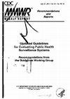 Research paper thumbnail of Updated Guidelines for Evaluating Public Health Surveillance Systems