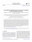 Research paper thumbnail of The possibility of using all-sky meteor radar to observe ionospheric E-region field-aligned irregularities