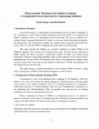 Research paper thumbnail of Phono-semantic Matching in the Sinhalese Language: A Neologisation Process Innovated by Cumaratunga Munidasa