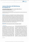 Research paper thumbnail of Latency-Sensitive 5G RAN Slicing for Industry 4.0