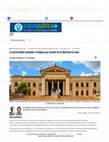 Research paper thumbnail of La universidad asediada: el dogma por encima de la libertad en Cuba