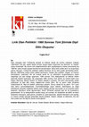 Research paper thumbnail of Lirik Olan Politiktir: 1980 Sonrası Türk Şiirinde Dişil Dilin Oluşumu