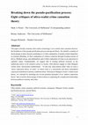 Research paper thumbnail of Breaking down the pseudo-pacification process: Eight critiques of ultra-realist crime causation theory