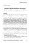 Research paper thumbnail of Marxismus, jüdischer Nationalismus und Zionismus: Historische Analyse eines angespannten Verhältnisses