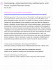 Research paper thumbnail of Session editor: A. Jiménez, Colonising a colonised territory: Settlements with Punic roots in Roman times, in M. Dalla Riva (ed.), Meetings between Cultures in the Ancient Mediterranean.  Bollettino di Archeologia on line, Edizione speciale – Congresso di Archaeologia A.I.A.C., 2010.