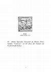 Research paper thumbnail of El último Episodio Nacional de Benito Pérez Galdós Cánovas en El abra del Yumurí de Frederick De Armas