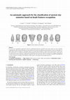 Research paper thumbnail of An automatic approach for the classification of ancient clay statuettes based on heads features recognition