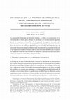 Research paper thumbnail of Incidencia de la propiedad intelectual en el desarrollo nacional y empresarial en el contexto de globlización actual