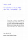 Research paper thumbnail of Queering Geographic Information Systems