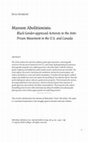 Research paper thumbnail of Maroon Abolitionists: Black gender-oppressed activists in the Anti Prison Movement in the U.S. and Canada