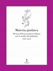 Research paper thumbnail of Materia giudaica