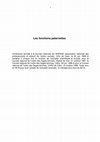 Research paper thumbnail of LES FONCTIONS PATERNELLES 1