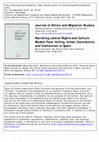 Research paper thumbnail of Narrating Liberal Rights and Culture: Muslim Face Veiling, Urban Coexistence and Contention in Spain